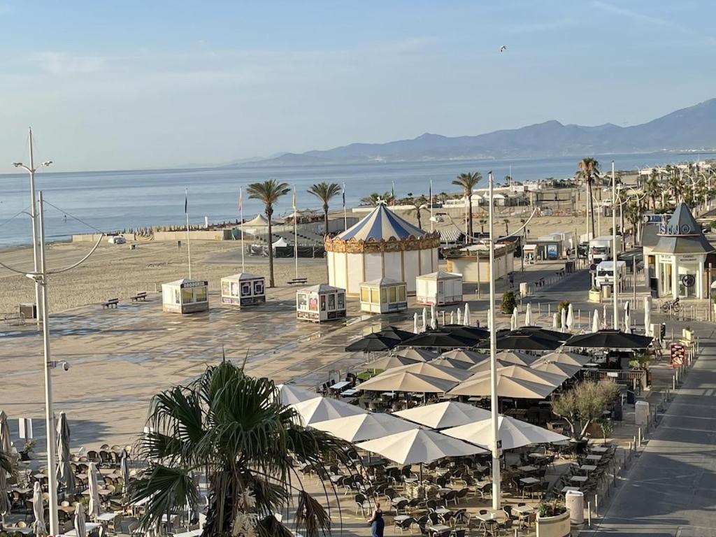 Magnifique Vue Mer F2 45 M2, Parking Surveille Linge De Maison Inclus Canet-en-Roussillon Extérieur photo