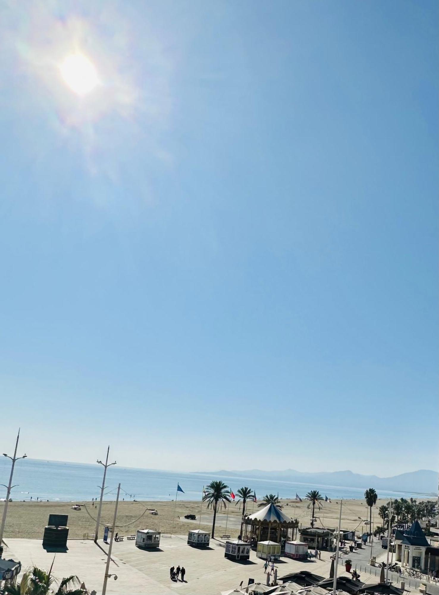 Magnifique Vue Mer F2 45 M2, Parking Surveille Linge De Maison Inclus Canet-en-Roussillon Extérieur photo
