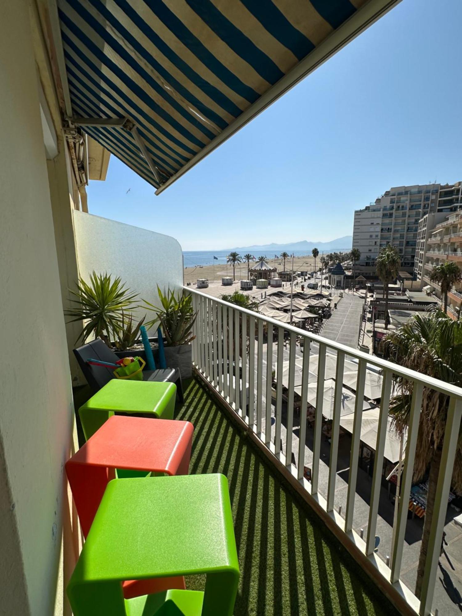Magnifique Vue Mer F2 45 M2, Parking Surveille Linge De Maison Inclus Canet-en-Roussillon Extérieur photo